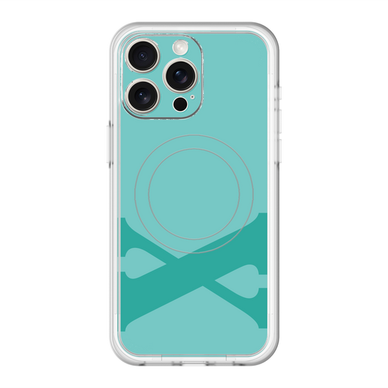 スリムプロテクションプレミアムケース with MagSafe［ オリジナル - initial color - X light green ］