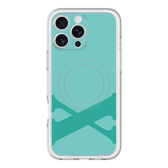 スリムプロテクションプレミアムケース with MagSafe［ オリジナル - initial color - X light green ］