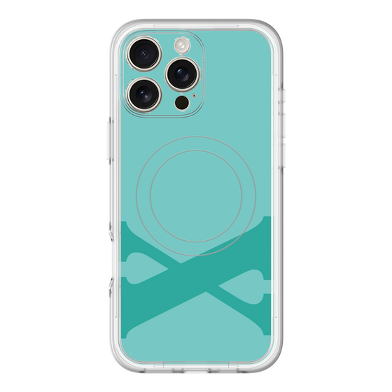 スリムプロテクションプレミアムケース with MagSafe［ オリジナル - initial color - X light green ］