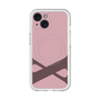 スリムプロテクションプレミアムケース with MagSafe［ オリジナル - initial color - X dusty pink ］