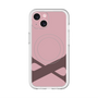 スリムプロテクションプレミアムケース with MagSafe［ オリジナル - initial color - X dusty pink ］