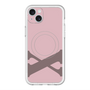 スリムプロテクションプレミアムケース with MagSafe［ オリジナル - initial color - X dusty pink ］