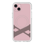 スリムプロテクションプレミアムケース with MagSafe［ オリジナル - initial color - X dusty pink ］
