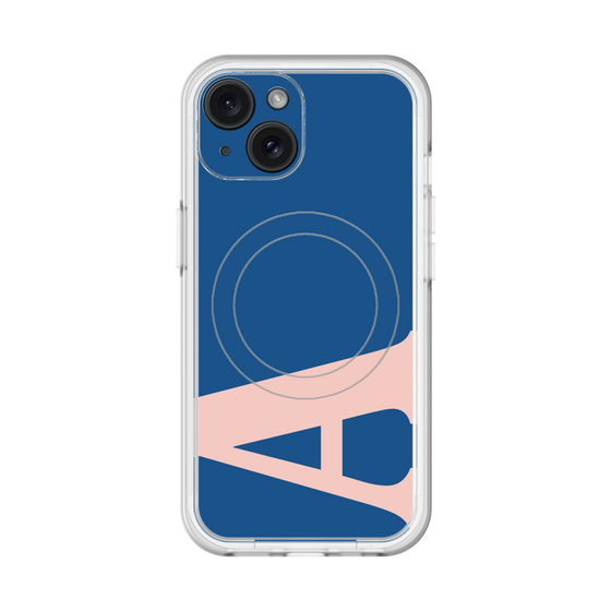 スリムプロテクションプレミアムケース with MagSafe［ オリジナル - initial color - A navy ］