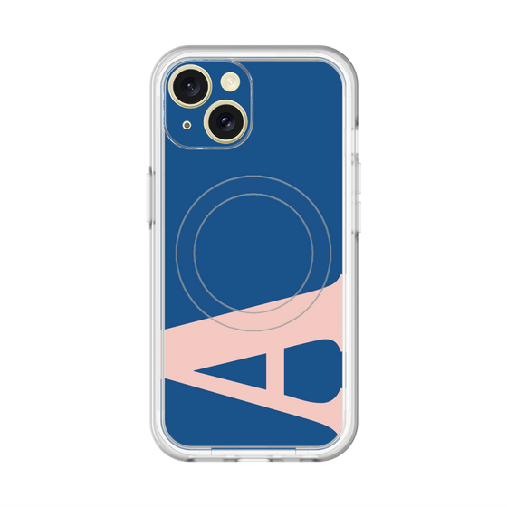 スリムプロテクションプレミアムケース with MagSafe［ オリジナル - initial color - A navy ］
