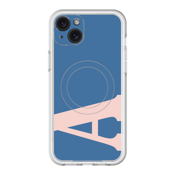 スリムプロテクションプレミアムケース with MagSafe［ オリジナル - initial color - A navy ］