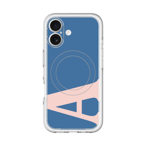 スリムプロテクションプレミアムケース with MagSafe［ オリジナル - initial color - A navy ］