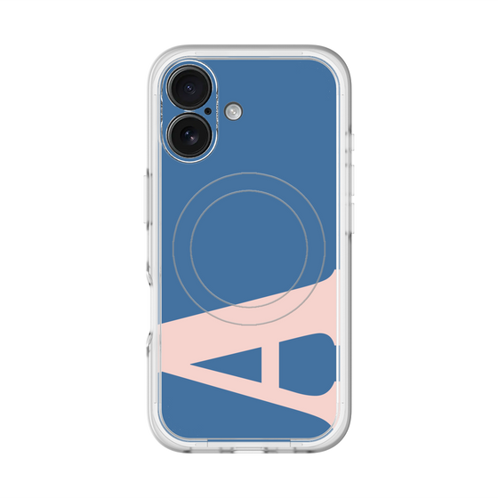 スリムプロテクションプレミアムケース with MagSafe［ オリジナル - initial color - A navy ］