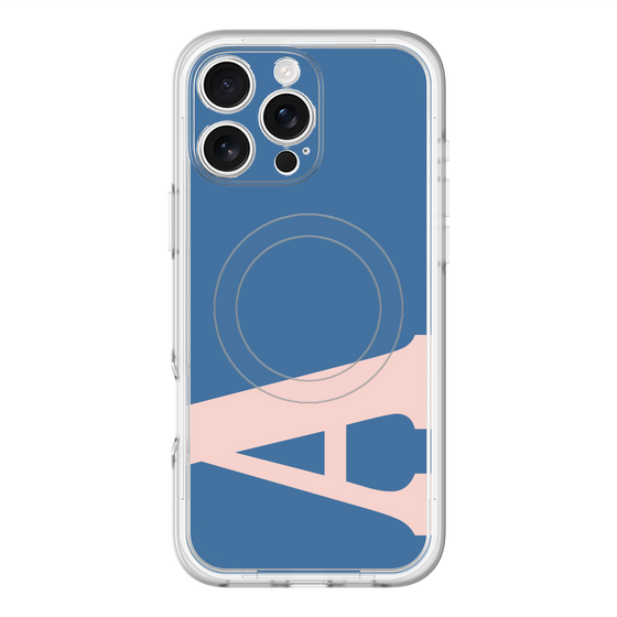 スリムプロテクションプレミアムケース with MagSafe［ オリジナル - initial color - A navy ］