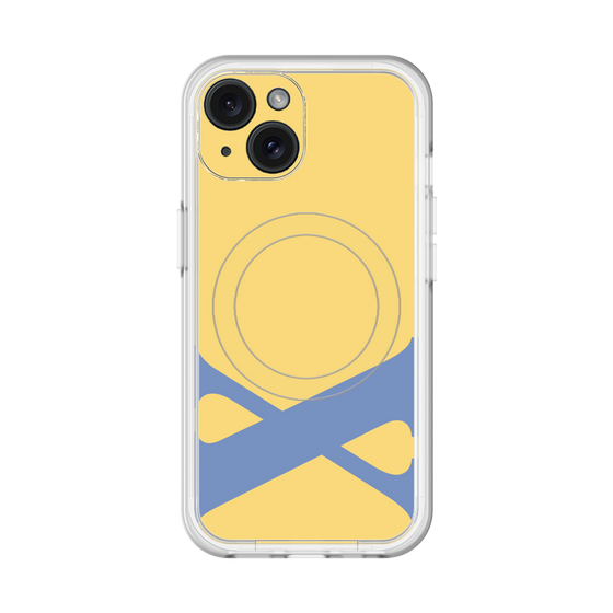 スリムプロテクションプレミアムケース with MagSafe［ オリジナル - initial color - X yellow ］