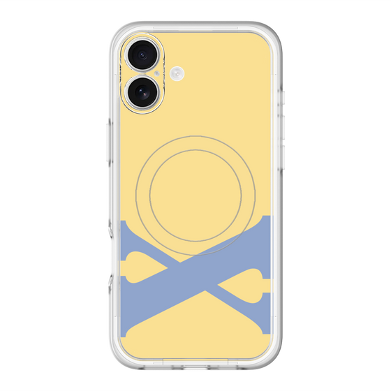 スリムプロテクションプレミアムケース with MagSafe［ オリジナル - initial color - X yellow ］