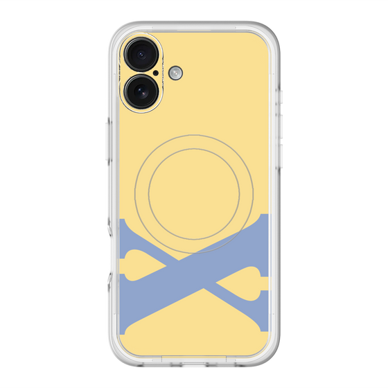 スリムプロテクションプレミアムケース with MagSafe［ オリジナル - initial color - X yellow ］