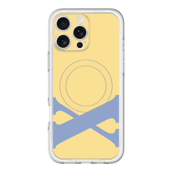 スリムプロテクションプレミアムケース with MagSafe［ オリジナル - initial color - X yellow ］