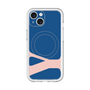 スリムプロテクションプレミアムケース with MagSafe［ オリジナル - initial color - Y navy ］