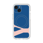 スリムプロテクションプレミアムケース with MagSafe［ オリジナル - initial color - Y navy ］