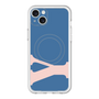 スリムプロテクションプレミアムケース with MagSafe［ オリジナル - initial color - Y navy ］