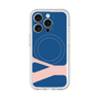 スリムプロテクションプレミアムケース with MagSafe［ オリジナル - initial color - Y navy ］