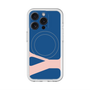 スリムプロテクションプレミアムケース with MagSafe［ オリジナル - initial color - Y navy ］