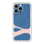 スリムプロテクションプレミアムケース with MagSafe［ オリジナル - initial color - Y navy ］