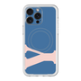 スリムプロテクションプレミアムケース with MagSafe［ オリジナル - initial color - Y navy ］