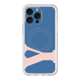 スリムプロテクションプレミアムケース with MagSafe［ オリジナル - initial color - Y navy ］