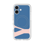 スリムプロテクションプレミアムケース with MagSafe［ オリジナル - initial color - Y navy ］