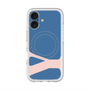 スリムプロテクションプレミアムケース with MagSafe［ オリジナル - initial color - Y navy ］
