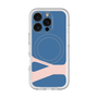 スリムプロテクションプレミアムケース with MagSafe［ オリジナル - initial color - Y navy ］