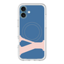 スリムプロテクションプレミアムケース with MagSafe［ オリジナル - initial color - Y navy ］