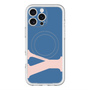 スリムプロテクションプレミアムケース with MagSafe［ オリジナル - initial color - Y navy ］