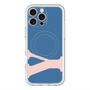 スリムプロテクションプレミアムケース with MagSafe［ オリジナル - initial color - Y navy ］