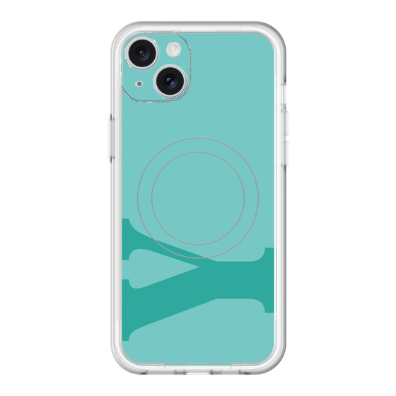スリムプロテクションプレミアムケース with MagSafe［ オリジナル - initial color - Y light green ］