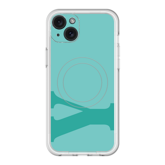 スリムプロテクションプレミアムケース with MagSafe［ オリジナル - initial color - Y light green ］