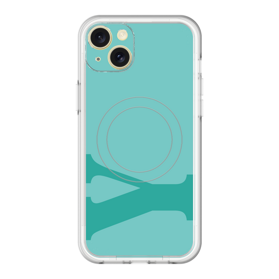 スリムプロテクションプレミアムケース with MagSafe［ オリジナル - initial color - Y light green ］