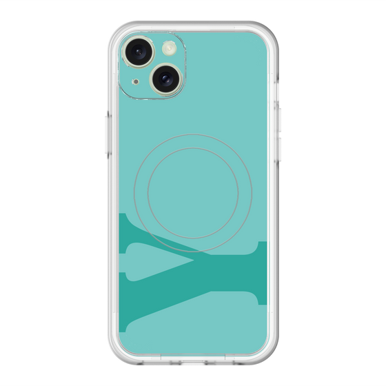 スリムプロテクションプレミアムケース with MagSafe［ オリジナル - initial color - Y light green ］