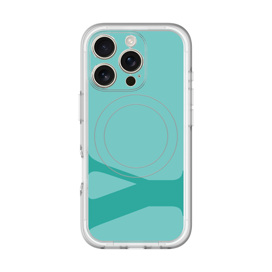 スリムプロテクションプレミアムケース with MagSafe［ オリジナル - initial color - Y light green ］