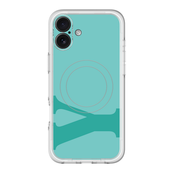 スリムプロテクションプレミアムケース with MagSafe［ オリジナル - initial color - Y light green ］