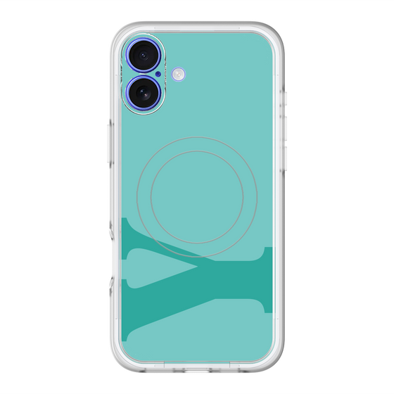 スリムプロテクションプレミアムケース with MagSafe［ オリジナル - initial color - Y light green ］