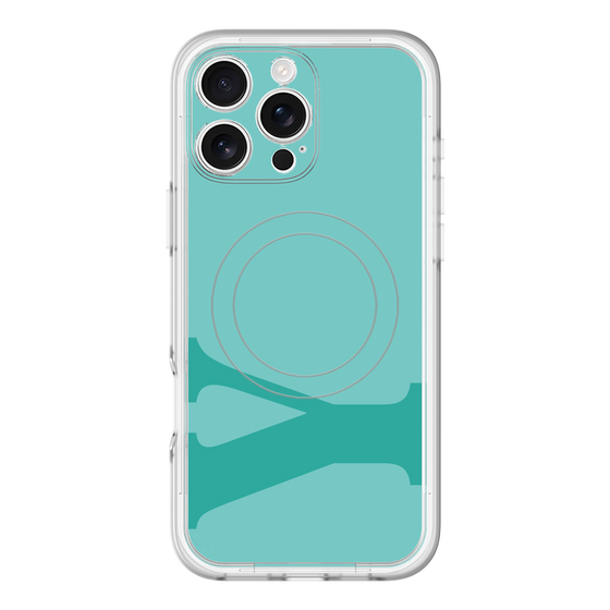 スリムプロテクションプレミアムケース with MagSafe［ オリジナル - initial color - Y light green ］