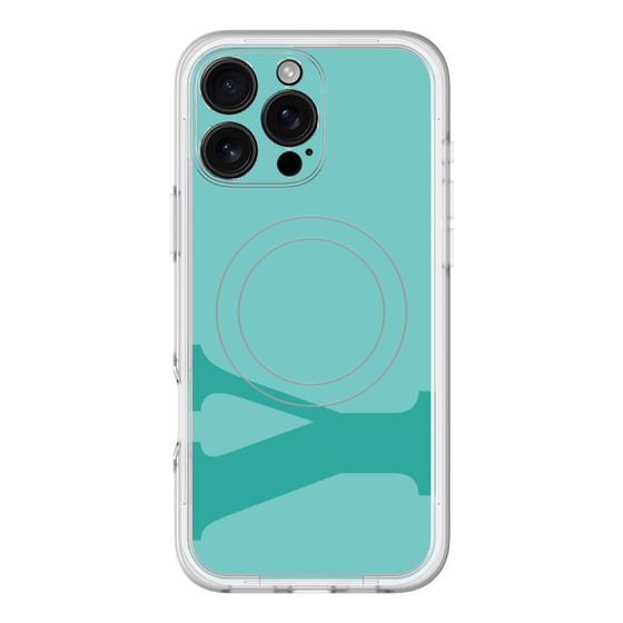 スリムプロテクションプレミアムケース with MagSafe［ オリジナル - initial color - Y light green ］