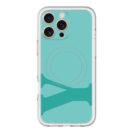 スリムプロテクションプレミアムケース with MagSafe［ オリジナル - initial color - Y light green ］