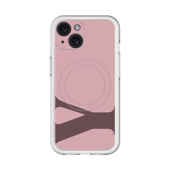スリムプロテクションプレミアムケース with MagSafe［ オリジナル - initial color - Y dusty pink ］