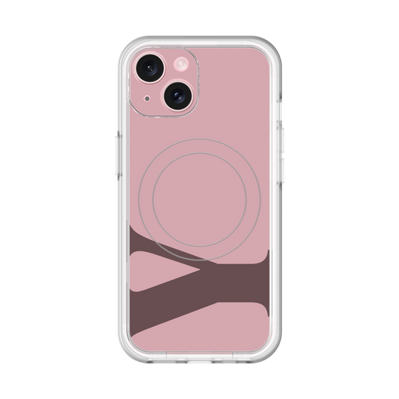 スリムプロテクションプレミアムケース with MagSafe［ オリジナル - initial color - Y dusty pink ］