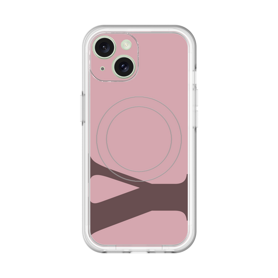 スリムプロテクションプレミアムケース with MagSafe［ オリジナル - initial color - Y dusty pink ］