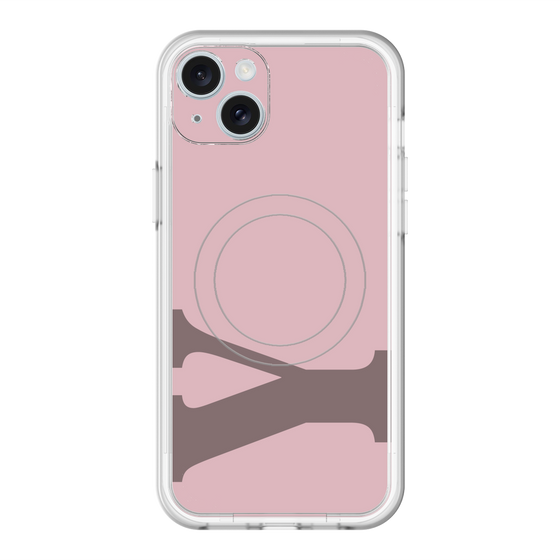 スリムプロテクションプレミアムケース with MagSafe［ オリジナル - initial color - Y dusty pink ］