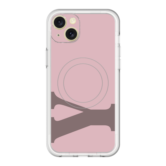 スリムプロテクションプレミアムケース with MagSafe［ オリジナル - initial color - Y dusty pink ］