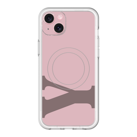 スリムプロテクションプレミアムケース with MagSafe［ オリジナル - initial color - Y dusty pink ］