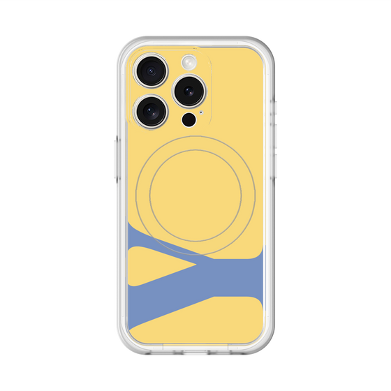 スリムプロテクションプレミアムケース with MagSafe［ オリジナル - initial color - Y yellow ］