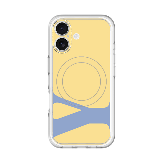 スリムプロテクションプレミアムケース with MagSafe［ オリジナル - initial color - Y yellow ］