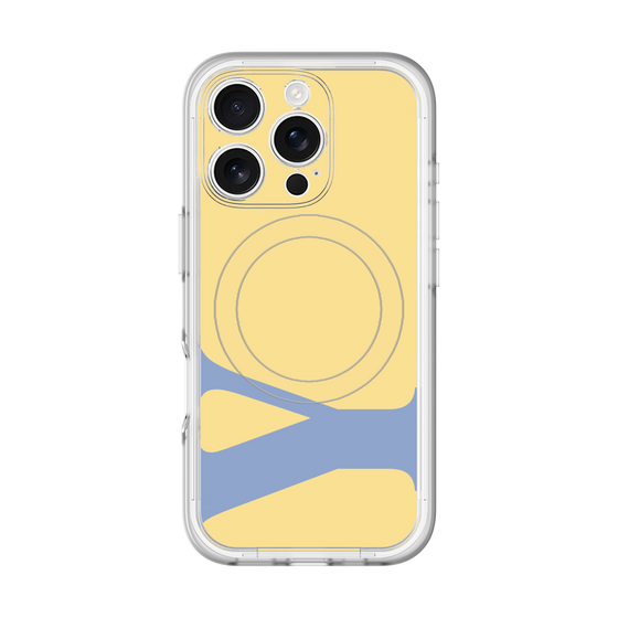 スリムプロテクションプレミアムケース with MagSafe［ オリジナル - initial color - Y yellow ］